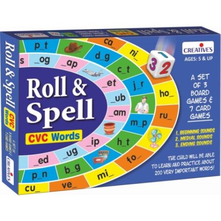 CREATIVE Roll & Spell-CVC Words