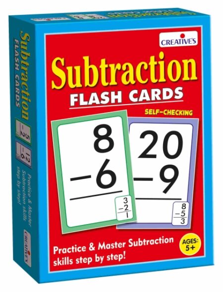 Creative Subtraction Flash Cards