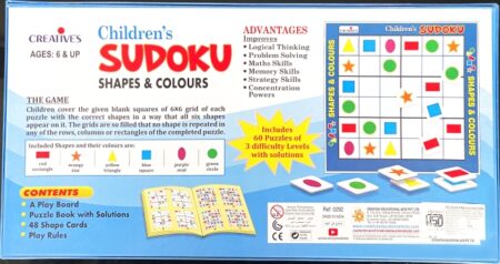 Children’s Sudoku – Shapes & Colours