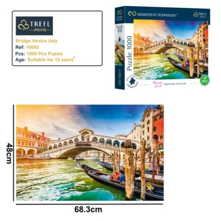 Trefl Puzzles 1000 UFT Bridge Venice italy
