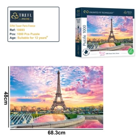 Trefl Puzzles 1000 UFT Eiffel Tower Paris France