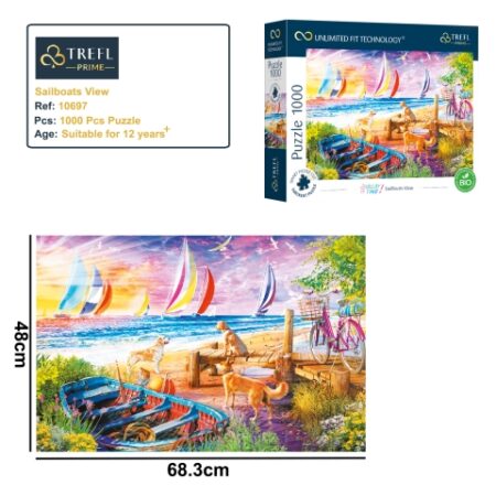 Trefl PUZZLES 1000 SAILBOATS VIEW