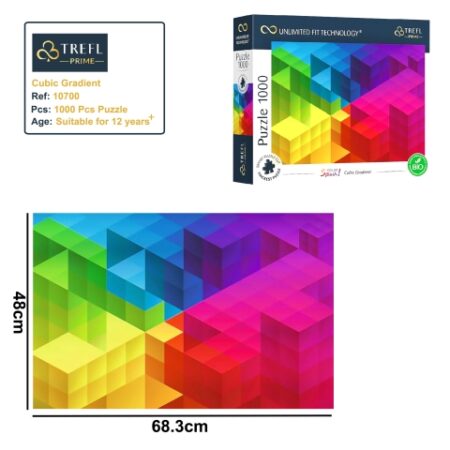 Trefl Puzzles 1000 UFT Cubic Gradient