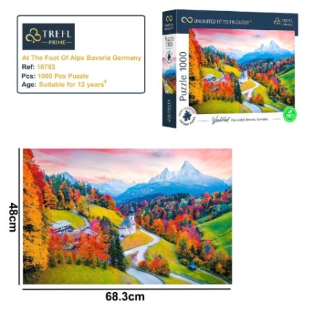 Trefl Puzzles 1000 UFT At the Foot of Alps Bavaria Germany