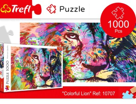 PUZZLES 1000 COLORFUL LION