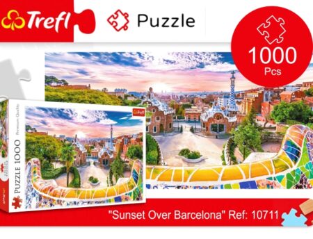 PUZZLES 1000 SUNSET OVER BARCELONA