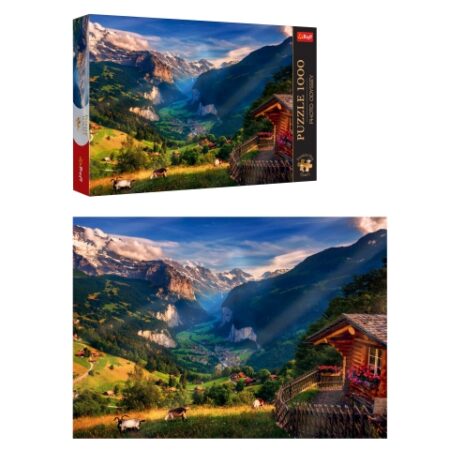 Puzzles - "1000 Premium Plus" - Photo Odyssey: Lauterbrunnen Valley, Switzerland_FSC Mix 70%