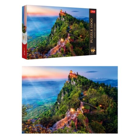 Puzzles - "1000 Premium Plus" - Photo Odyssey: Cesta Tower, San Marino_FSC Mix 70%