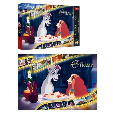 Puzzles - "1000 Premium Plus" - Lady and the Tramp_FSC Mix 70% / Disney  Lady and the Tramp