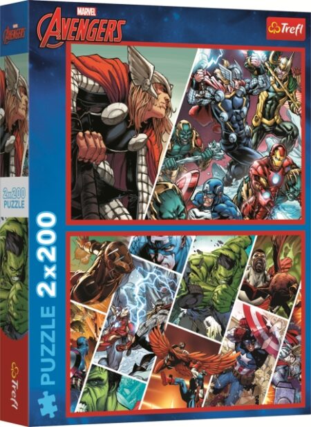 Puzzles - "2x200" - Defenders of the world / Disney Marvel The Avengers