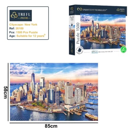 Trefl Puzzles 1500 UFT Cityscape New York USA