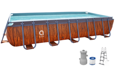 RECTANGULAR POOL SET  WITH FILTER&LADDER 4.00x200x99