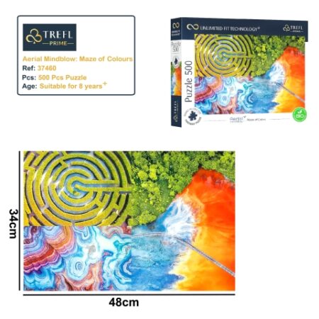 Trefl PUZZLE 500 MAZE OF COLORS