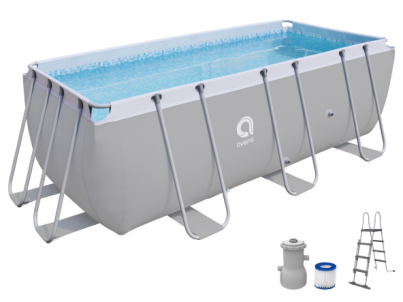 RECTANGULAR FRAME POOL SET WITH FILTER&LADDER