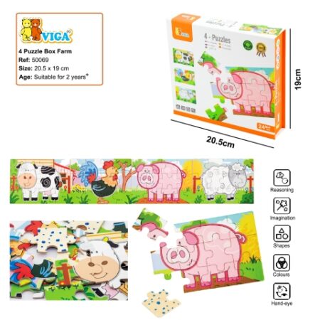 4- Puzzle Set - Farm