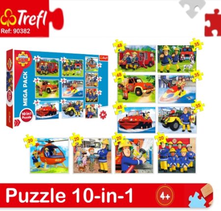 PUZZLES 10IN1 MEET FIREMAN SAMS