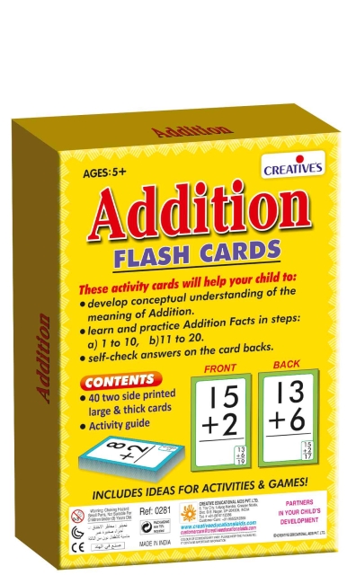 Creative Addition Flash Cards
